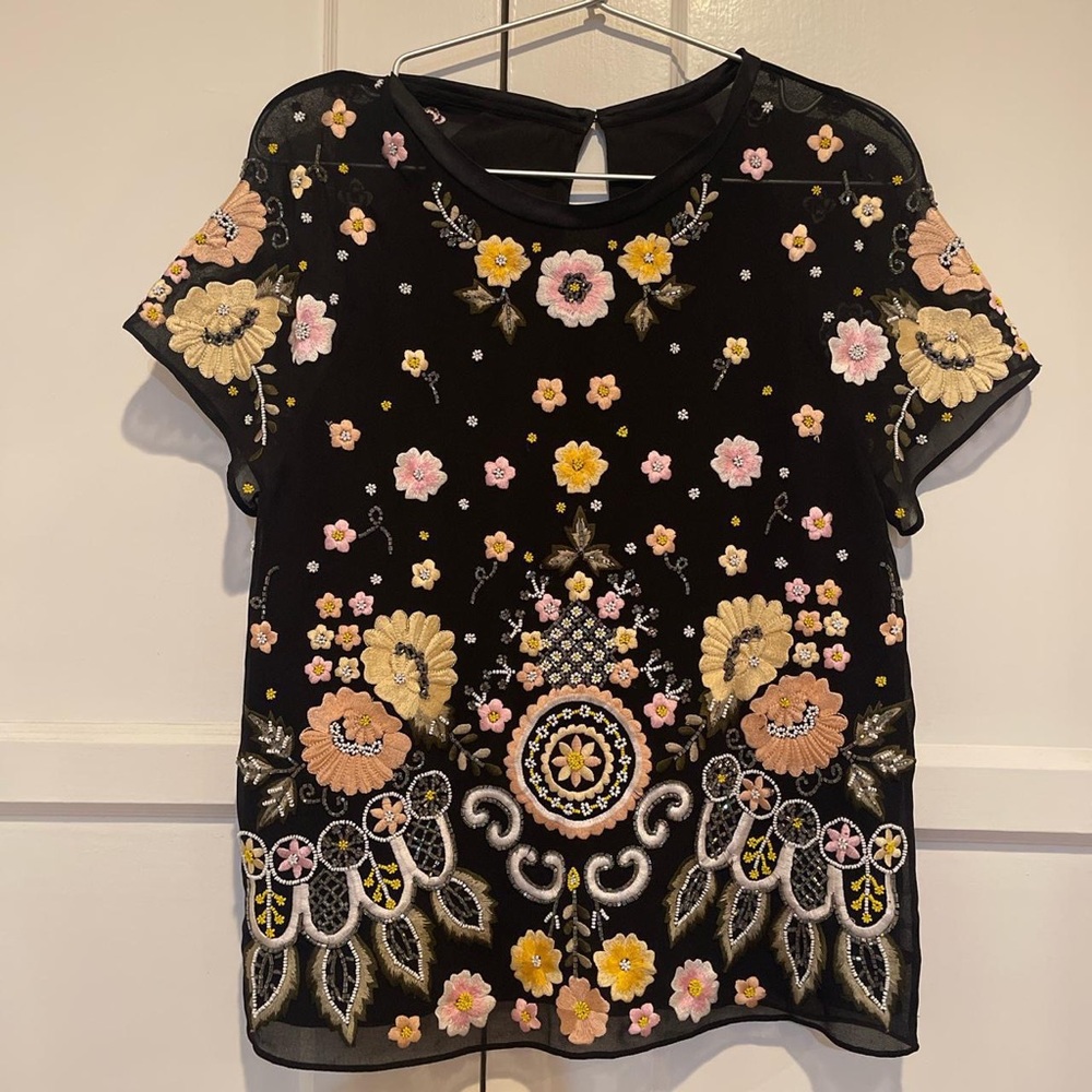 Needle&thread embroideries Top